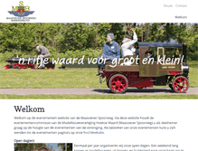 Tablet Screenshot of evenementen.maasoeverspoorweg.nl