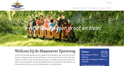 Desktop Screenshot of maasoeverspoorweg.nl