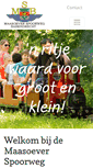Mobile Screenshot of maasoeverspoorweg.nl